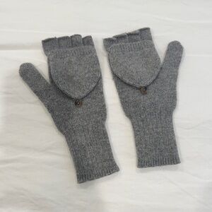 J. Crew Gray Convertible Mittens